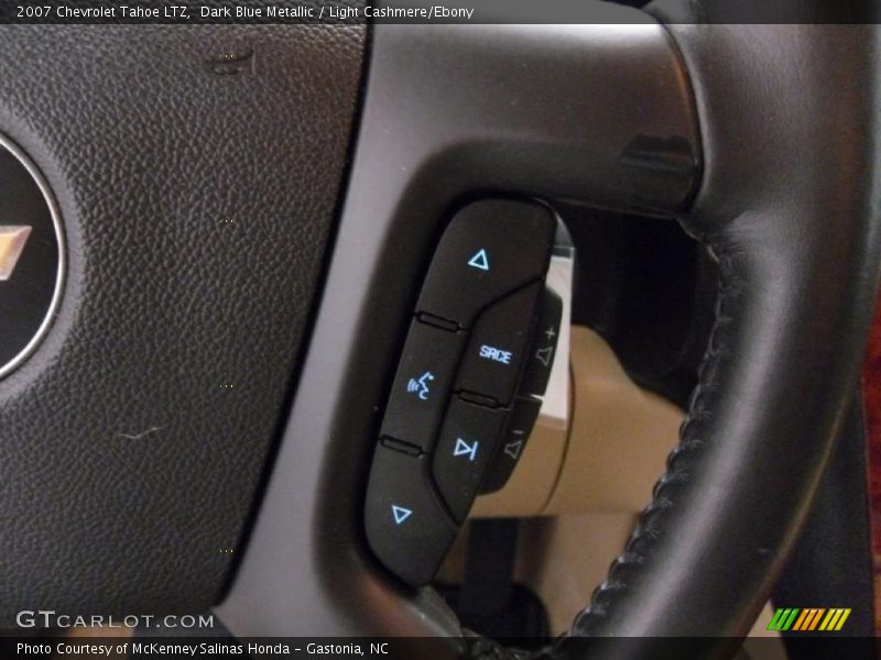 Dark Blue Metallic / Light Cashmere/Ebony 2007 Chevrolet Tahoe LTZ