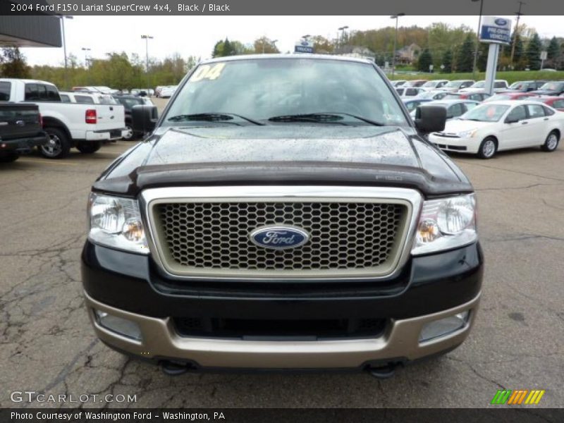 Black / Black 2004 Ford F150 Lariat SuperCrew 4x4