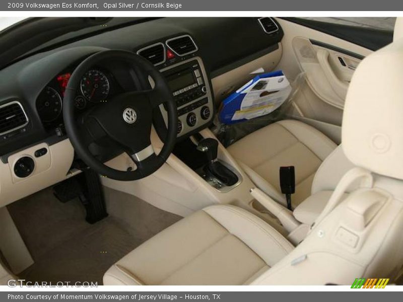 Opal Silver / Cornsilk Beige 2009 Volkswagen Eos Komfort