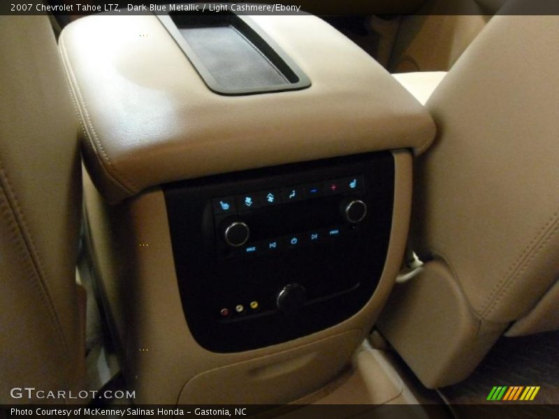 Dark Blue Metallic / Light Cashmere/Ebony 2007 Chevrolet Tahoe LTZ