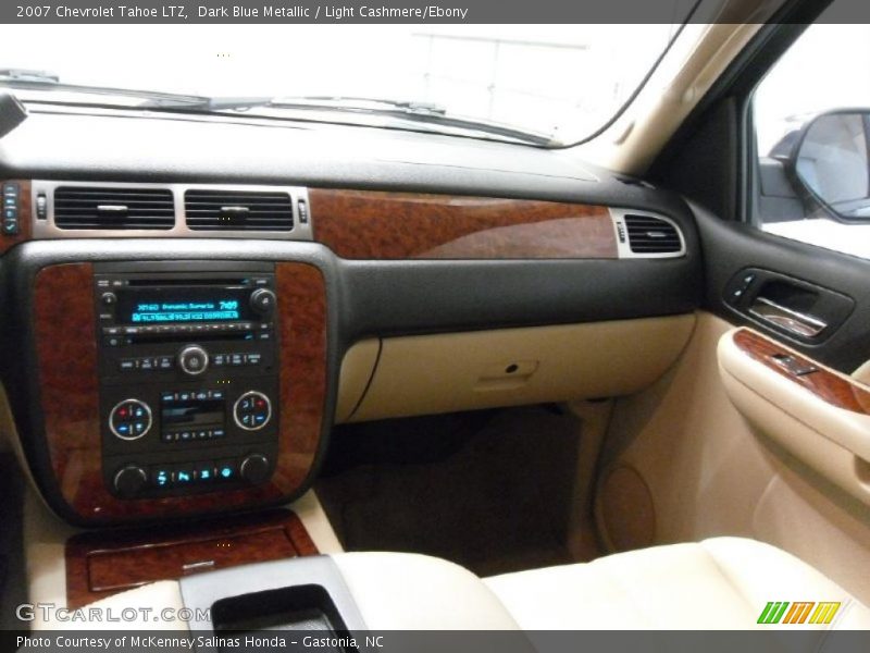 Dark Blue Metallic / Light Cashmere/Ebony 2007 Chevrolet Tahoe LTZ