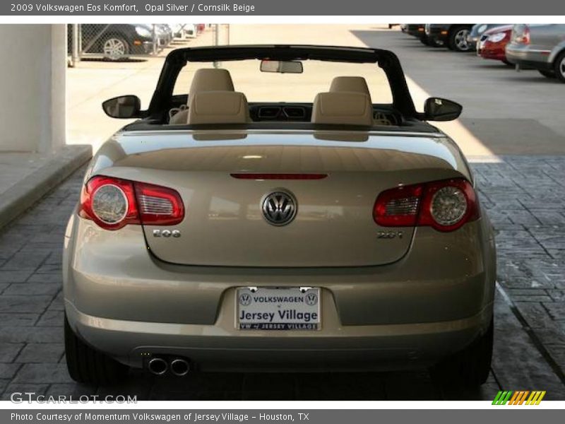 Opal Silver / Cornsilk Beige 2009 Volkswagen Eos Komfort