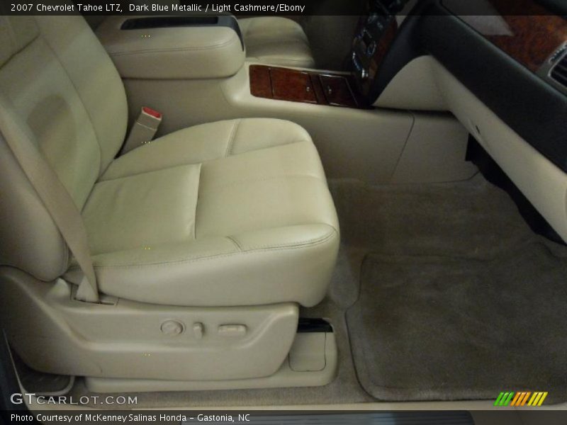 Dark Blue Metallic / Light Cashmere/Ebony 2007 Chevrolet Tahoe LTZ
