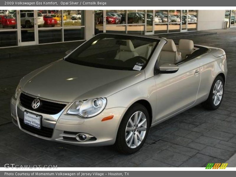 Opal Silver / Cornsilk Beige 2009 Volkswagen Eos Komfort