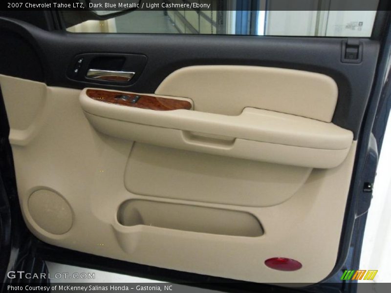 Dark Blue Metallic / Light Cashmere/Ebony 2007 Chevrolet Tahoe LTZ