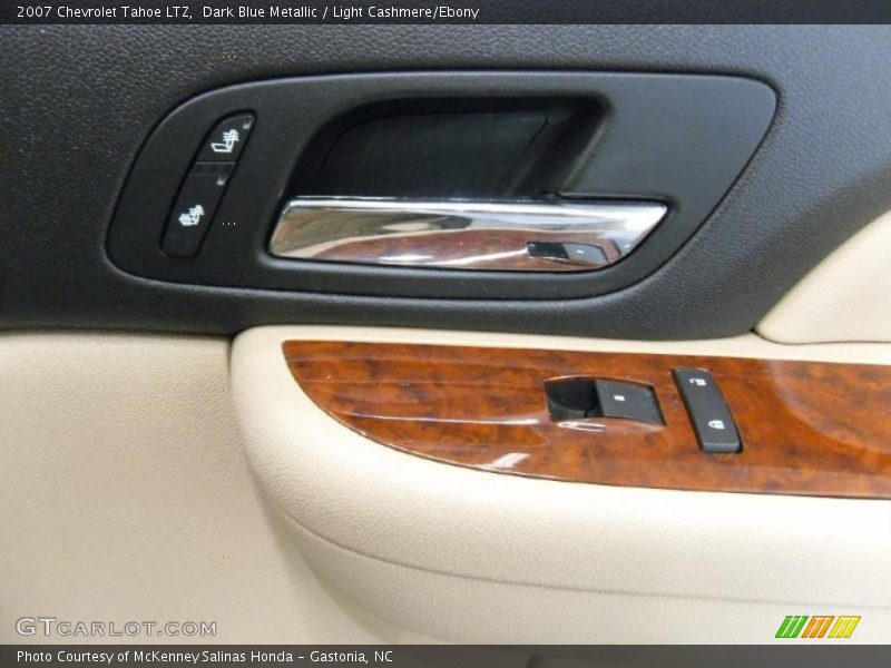 Dark Blue Metallic / Light Cashmere/Ebony 2007 Chevrolet Tahoe LTZ