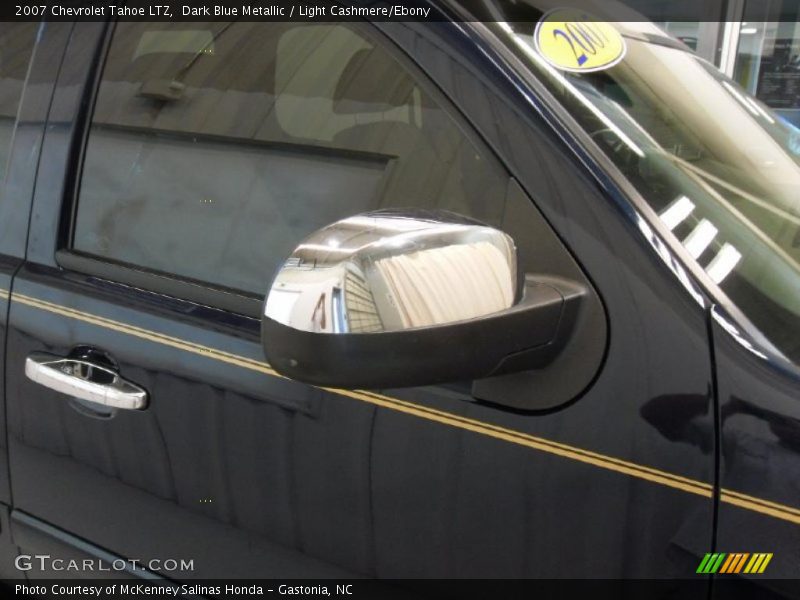 Dark Blue Metallic / Light Cashmere/Ebony 2007 Chevrolet Tahoe LTZ