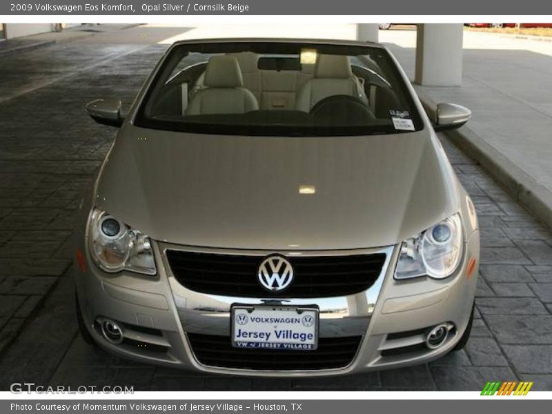 Opal Silver / Cornsilk Beige 2009 Volkswagen Eos Komfort