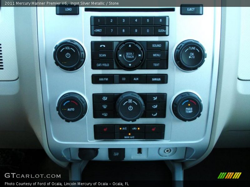 Controls of 2011 Mariner Premier V6