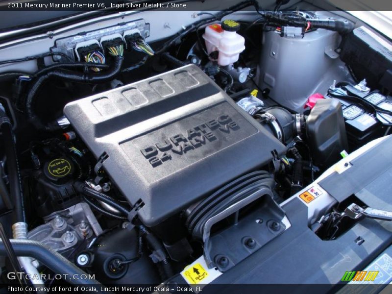  2011 Mariner Premier V6 Engine - 3.0 Liter DOHC 24-Valve VVT V6
