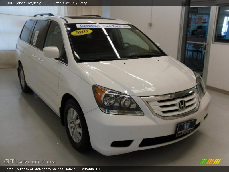 Taffeta White / Ivory 2008 Honda Odyssey EX-L