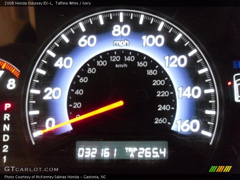 Taffeta White / Ivory 2008 Honda Odyssey EX-L
