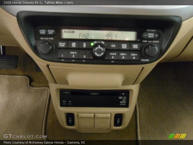 Taffeta White / Ivory 2008 Honda Odyssey EX-L