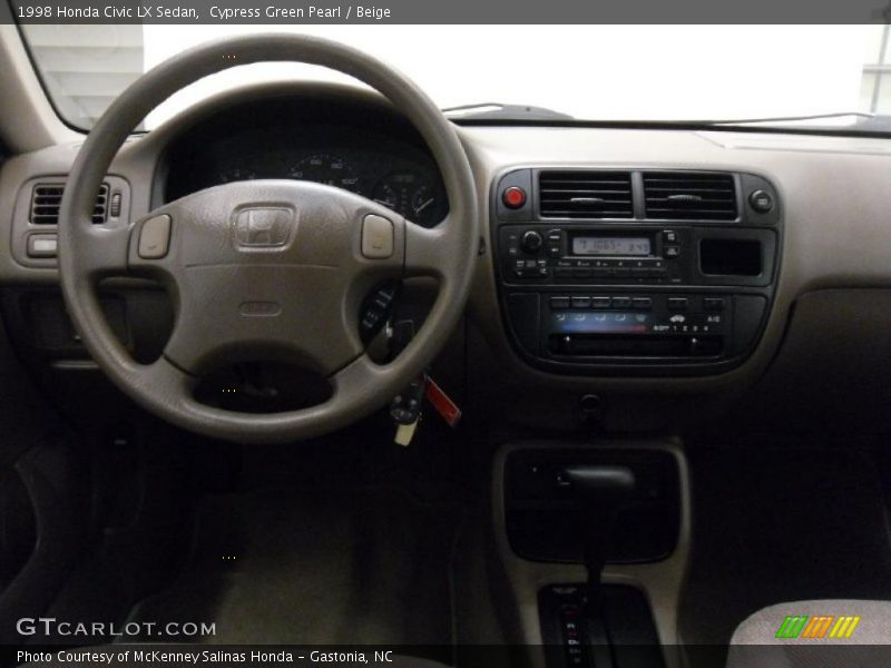 Dashboard of 1998 Civic LX Sedan