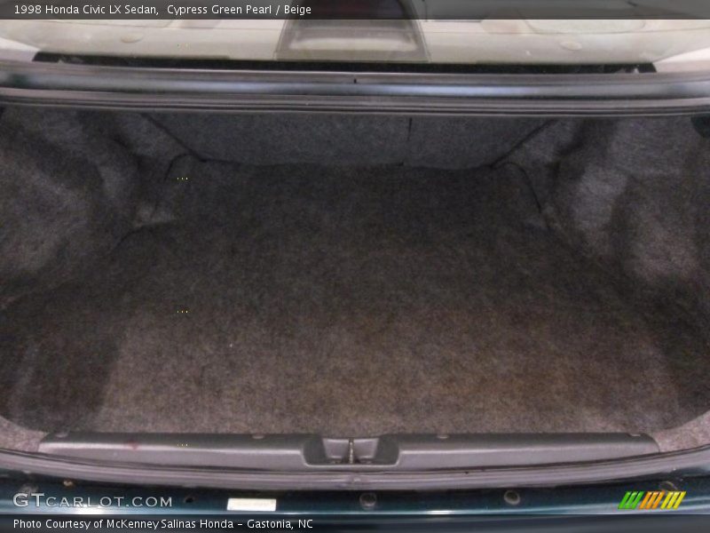  1998 Civic LX Sedan Trunk