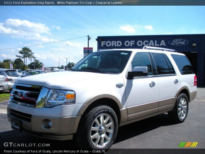  2011 Expedition King Ranch White Platinum Tri-Coat