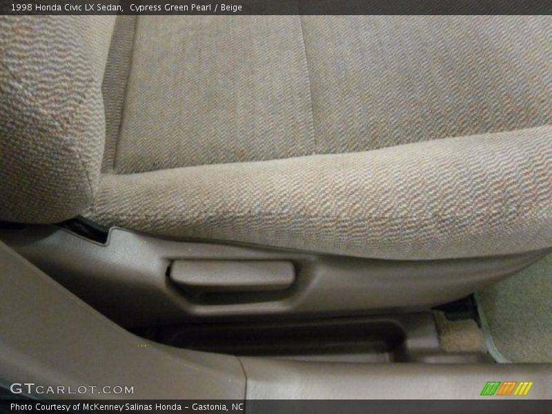 Cypress Green Pearl / Beige 1998 Honda Civic LX Sedan