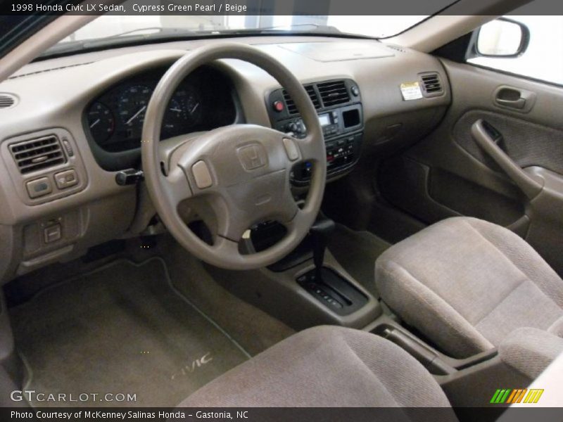 Dashboard of 1998 Civic LX Sedan