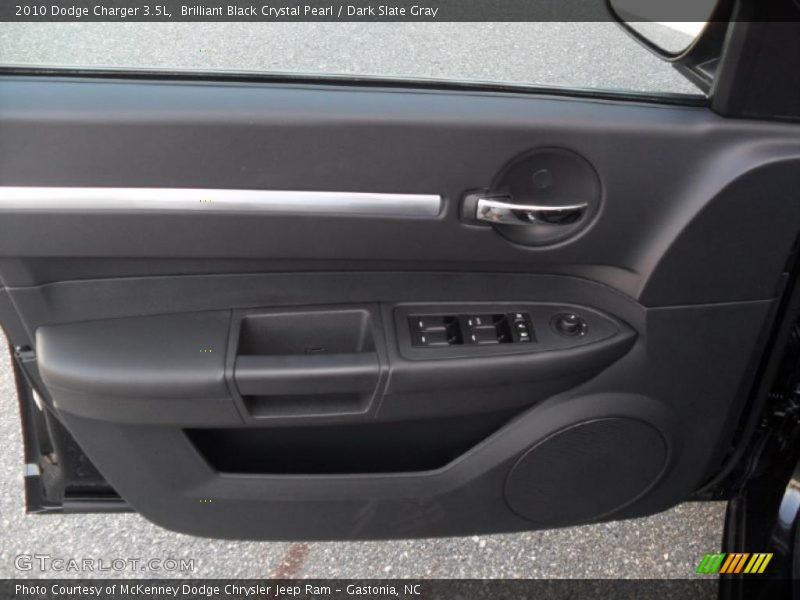 Brilliant Black Crystal Pearl / Dark Slate Gray 2010 Dodge Charger 3.5L