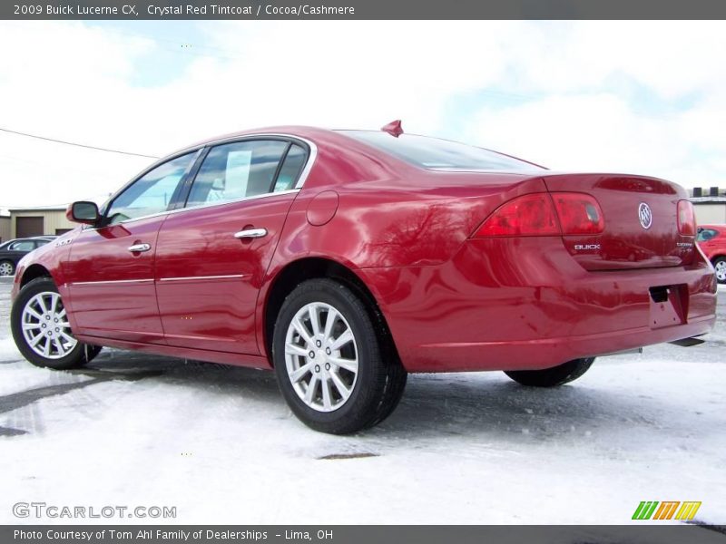 Crystal Red Tintcoat / Cocoa/Cashmere 2009 Buick Lucerne CX