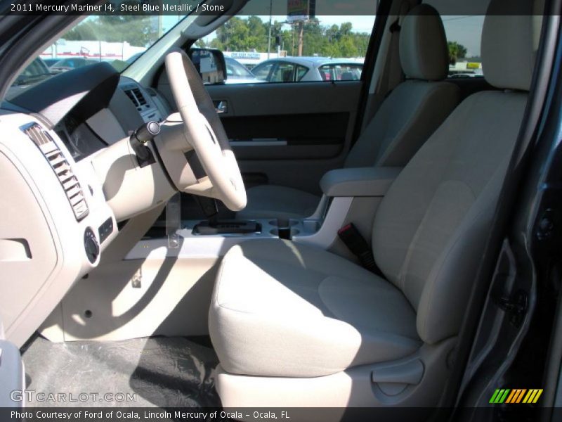 Steel Blue Metallic / Stone 2011 Mercury Mariner I4