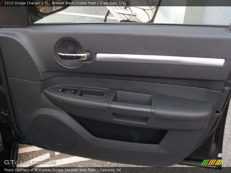 Brilliant Black Crystal Pearl / Dark Slate Gray 2010 Dodge Charger 3.5L