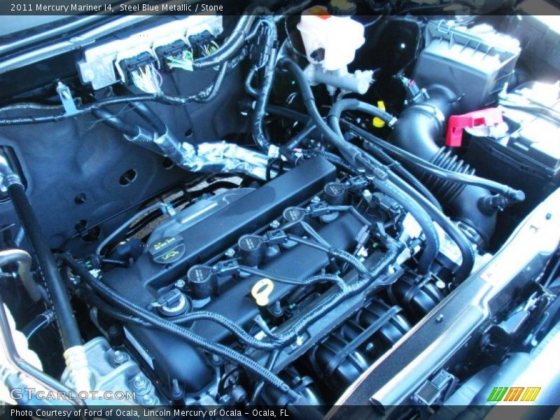 Steel Blue Metallic / Stone 2011 Mercury Mariner I4