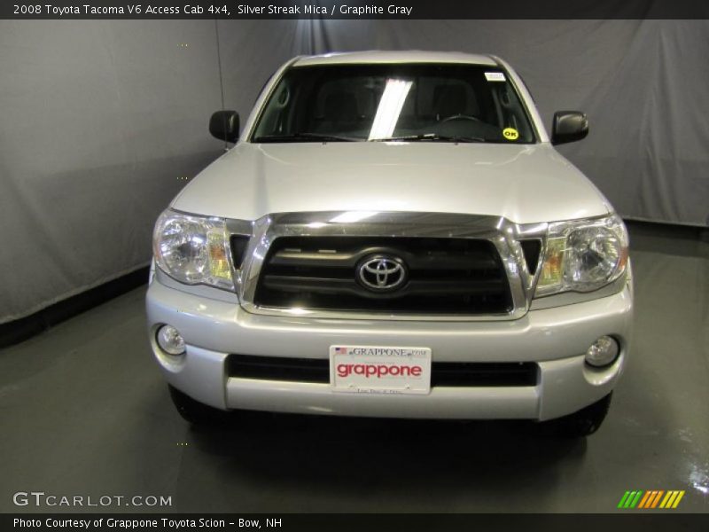 Silver Streak Mica / Graphite Gray 2008 Toyota Tacoma V6 Access Cab 4x4