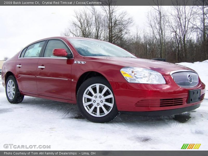 Crystal Red Tintcoat / Cocoa/Cashmere 2009 Buick Lucerne CX