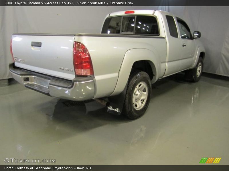 Silver Streak Mica / Graphite Gray 2008 Toyota Tacoma V6 Access Cab 4x4