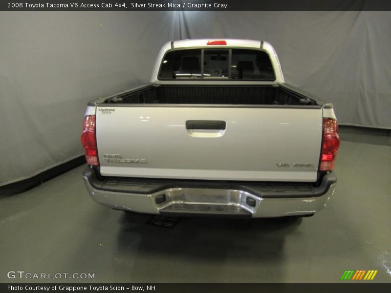 Silver Streak Mica / Graphite Gray 2008 Toyota Tacoma V6 Access Cab 4x4