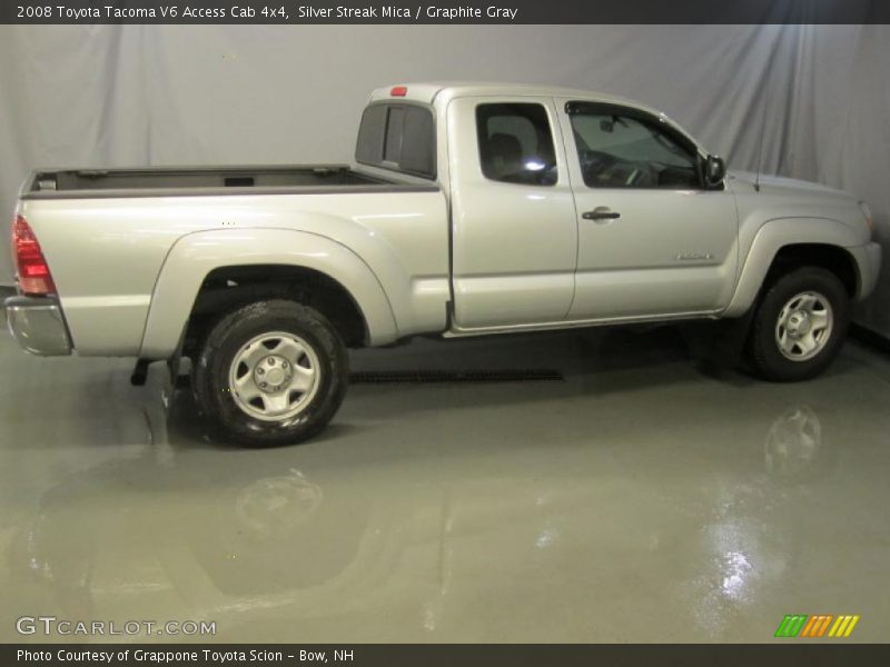 Silver Streak Mica / Graphite Gray 2008 Toyota Tacoma V6 Access Cab 4x4