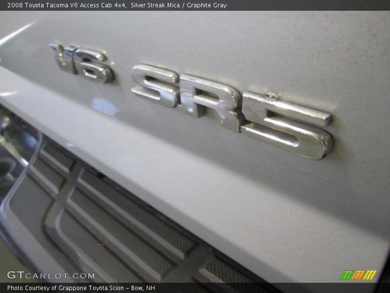 Silver Streak Mica / Graphite Gray 2008 Toyota Tacoma V6 Access Cab 4x4