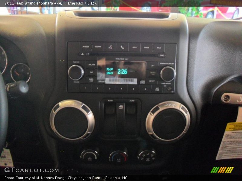 Flame Red / Black 2011 Jeep Wrangler Sahara 4x4