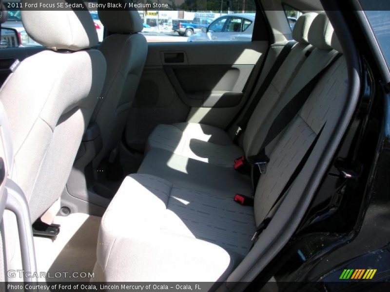 Ebony Black / Medium Stone 2011 Ford Focus SE Sedan