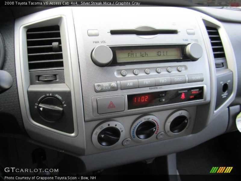Silver Streak Mica / Graphite Gray 2008 Toyota Tacoma V6 Access Cab 4x4
