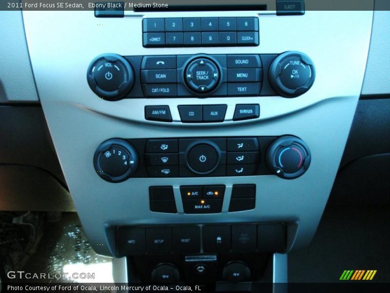 Ebony Black / Medium Stone 2011 Ford Focus SE Sedan