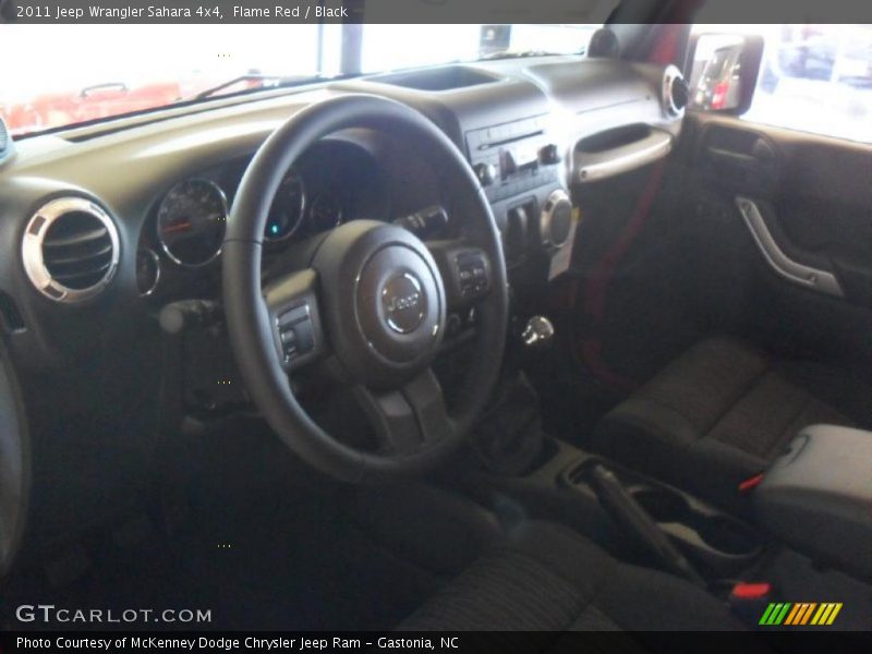 Flame Red / Black 2011 Jeep Wrangler Sahara 4x4