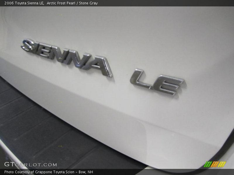 Arctic Frost Pearl / Stone Gray 2006 Toyota Sienna LE