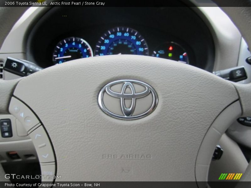 Arctic Frost Pearl / Stone Gray 2006 Toyota Sienna LE