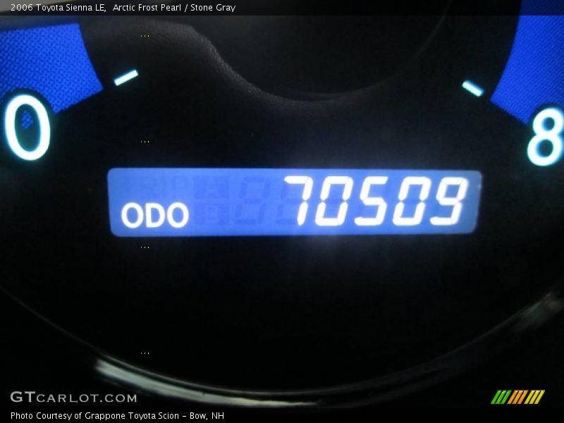 Arctic Frost Pearl / Stone Gray 2006 Toyota Sienna LE