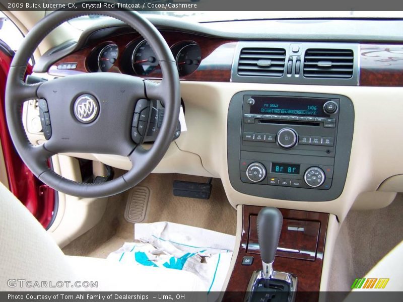 Crystal Red Tintcoat / Cocoa/Cashmere 2009 Buick Lucerne CX