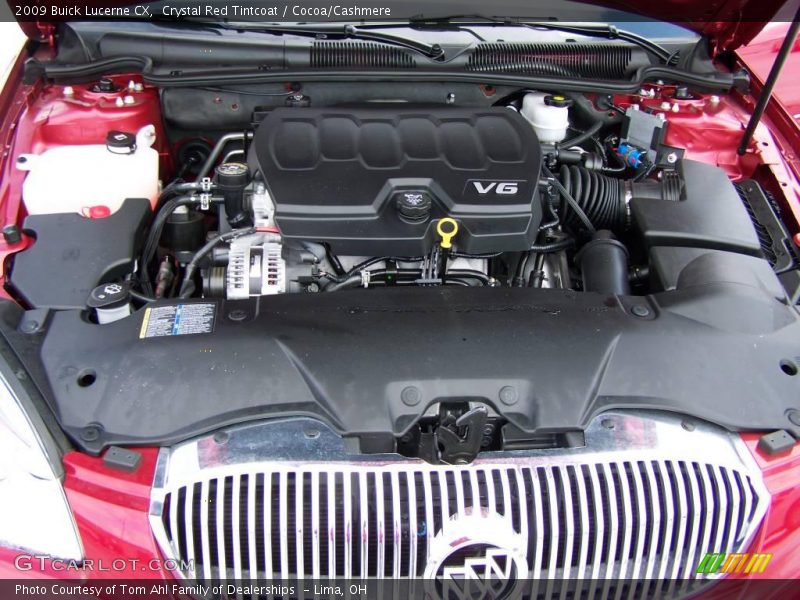 Crystal Red Tintcoat / Cocoa/Cashmere 2009 Buick Lucerne CX