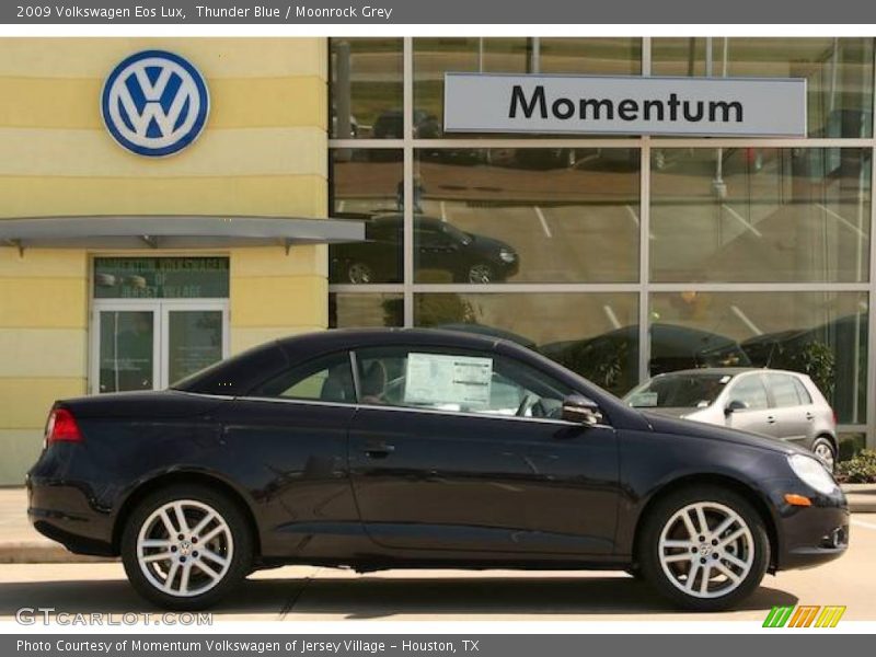 Thunder Blue / Moonrock Grey 2009 Volkswagen Eos Lux