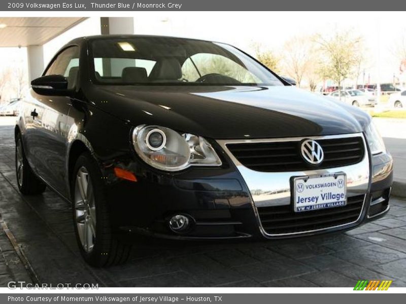 Thunder Blue / Moonrock Grey 2009 Volkswagen Eos Lux