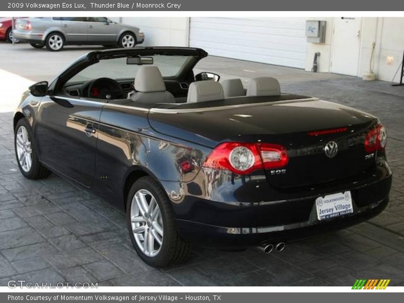 Thunder Blue / Moonrock Grey 2009 Volkswagen Eos Lux