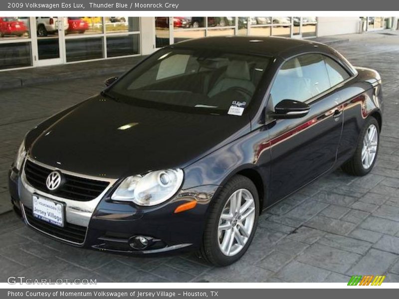 Thunder Blue / Moonrock Grey 2009 Volkswagen Eos Lux