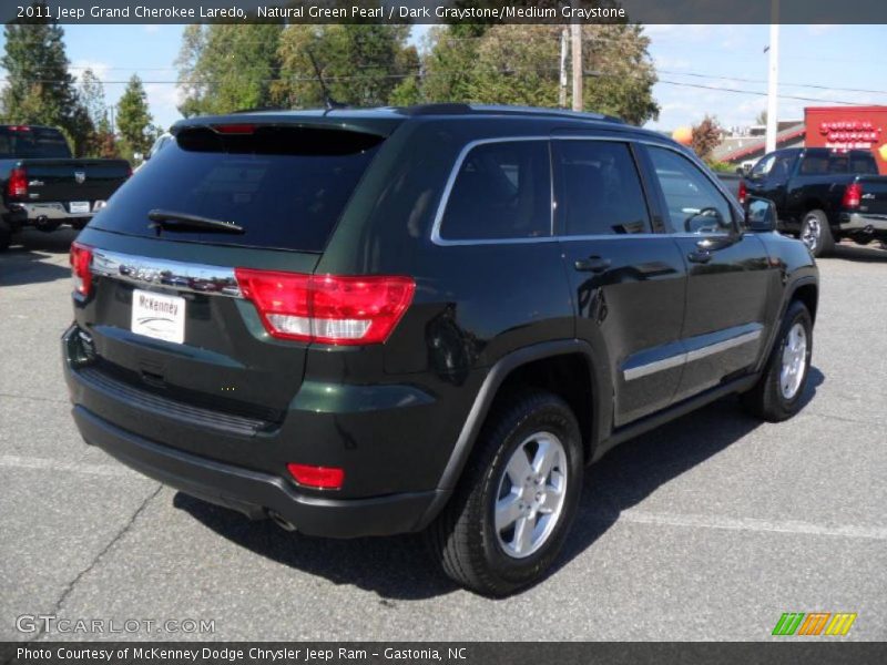 Natural Green Pearl / Dark Graystone/Medium Graystone 2011 Jeep Grand Cherokee Laredo