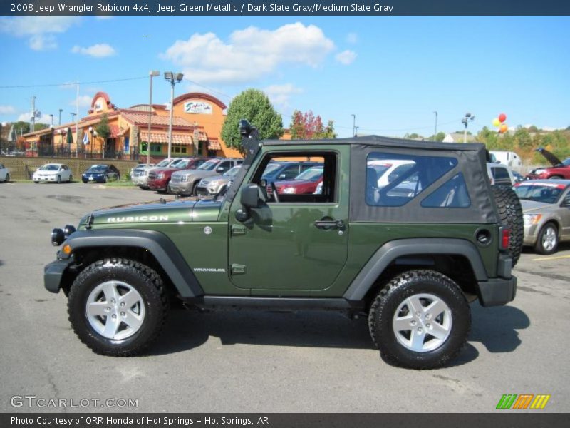 Jeep Green Metallic / Dark Slate Gray/Medium Slate Gray 2008 Jeep Wrangler Rubicon 4x4