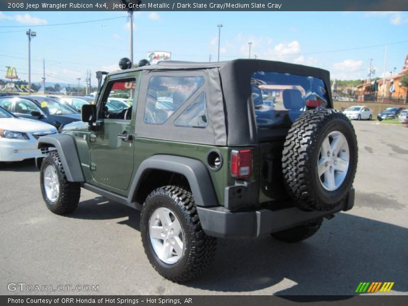 Jeep Green Metallic / Dark Slate Gray/Medium Slate Gray 2008 Jeep Wrangler Rubicon 4x4